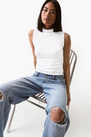 Seamless Turtle Neck Top