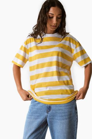 Stripe Oversized Top