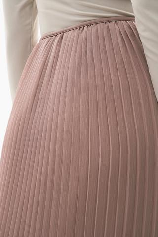 Pleated Maxi Skirt