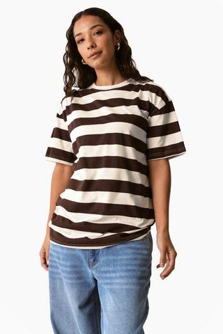 Stripe Oversized Top