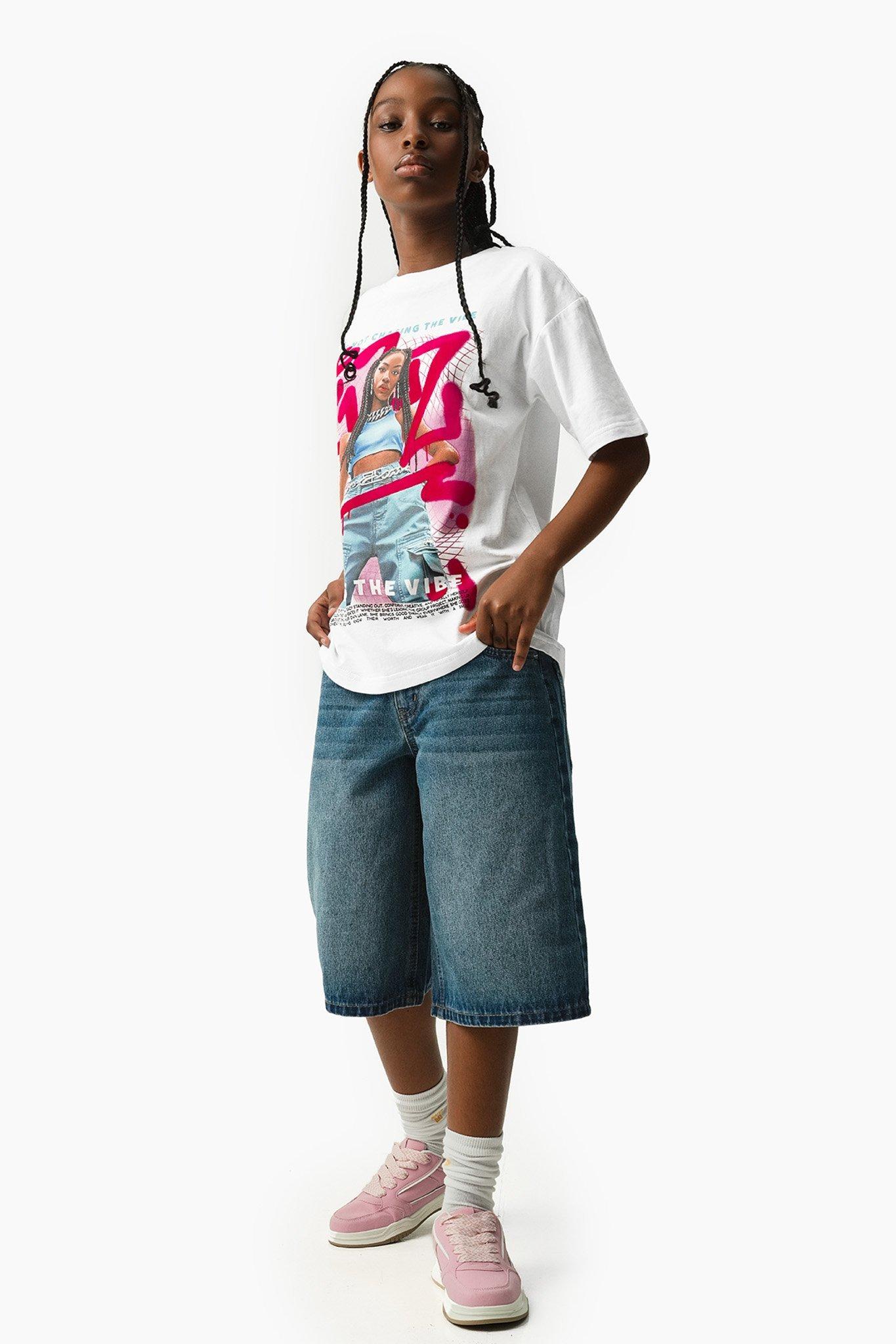 Baggy Denim Jorts