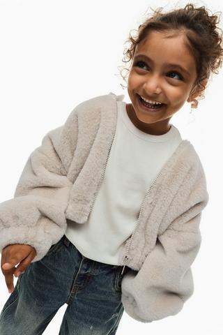Fur Bomber Jacket