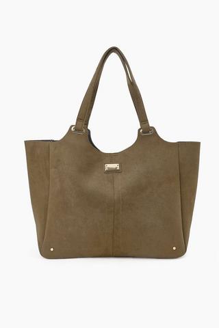 Suede Tote Bag