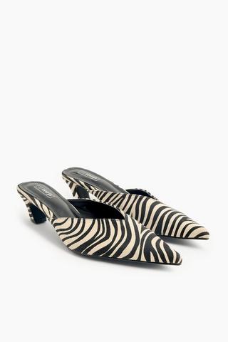 Zebra Cone Heel