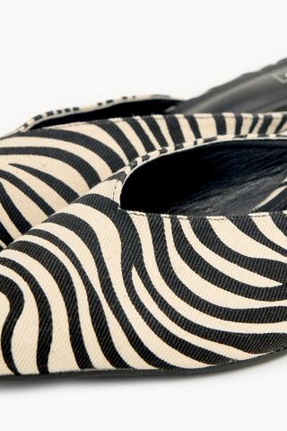 Zebra Cone Heel
