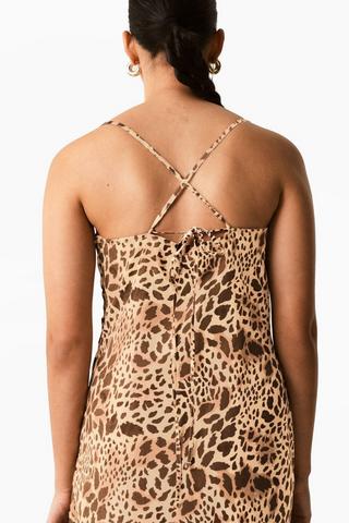 Leopard Slip Dress