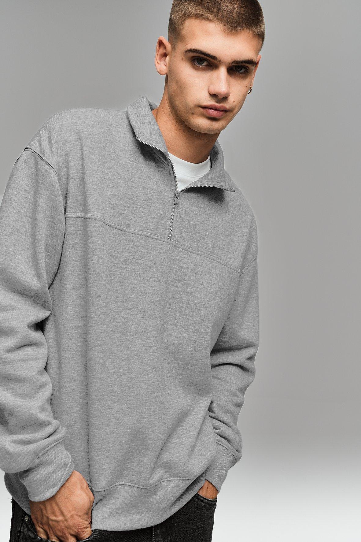 Quarter Zip Sweat Top
