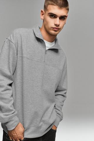 Quarter Zip Sweat Top