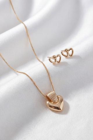 Earrings And Necklace Set