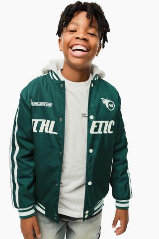 Hooded Bomber Jacket