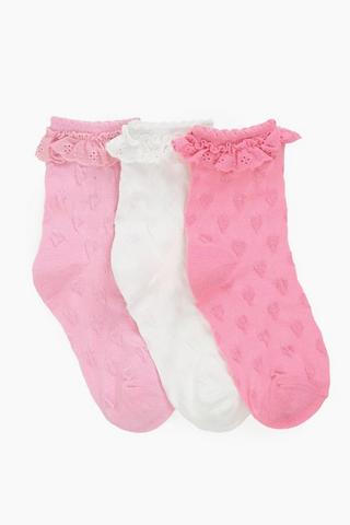 3 Pack Anklet Socks