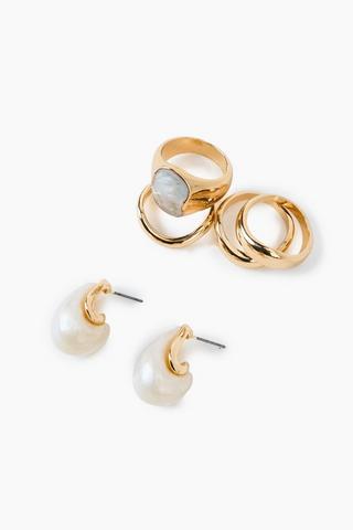 Earring And Ring Set