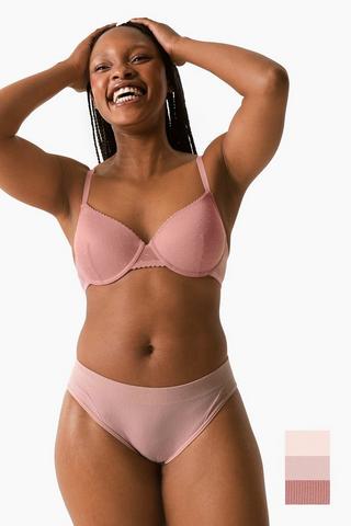 3 Pack Seamless Bikinis