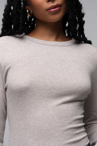Ribbed Fitted Top