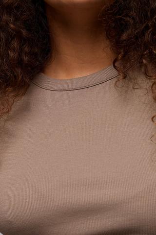 Ribbed Fitted Top