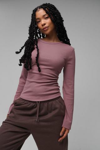 Ribbed Fitted Top