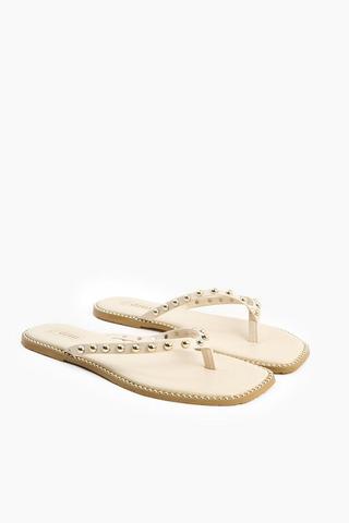 Stud Thong Sandal