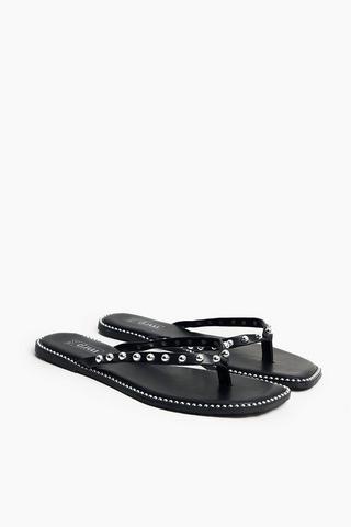 Stud Thong Sandal
