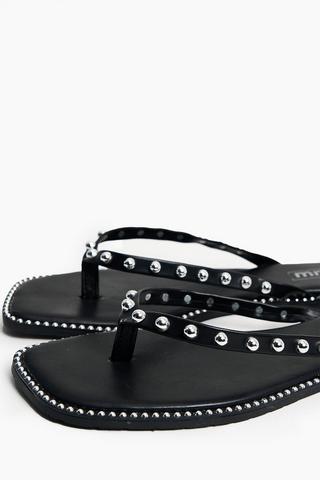 Stud Thong Sandal