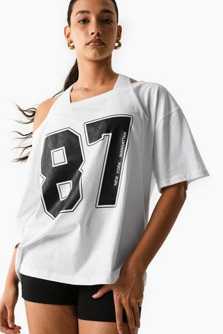 Active Off The Shoulder T-Shirt