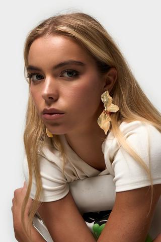 Flower Drop Earrings