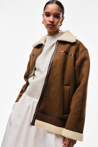 Oversized Aviator Jacket