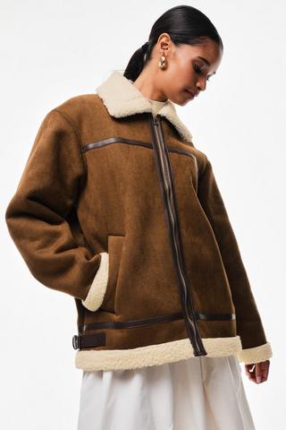 Oversized Aviator Jacket