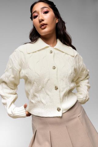 Cable Knit Cardigan