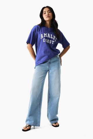 Rigid Wide Leg Denim