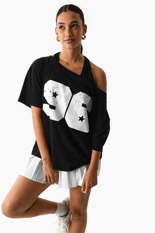 Active Off The Shoulder T-Shirt