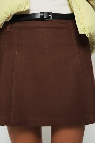 Pleated Mini Skirt