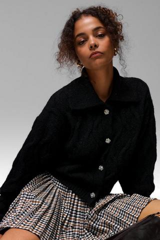 Cable Knit Cardigan
