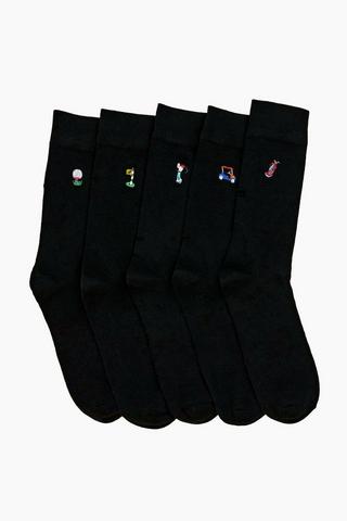 5 Pack Socks