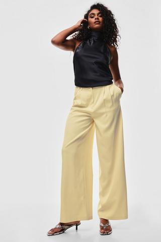 Tailored Wide Leg Pants