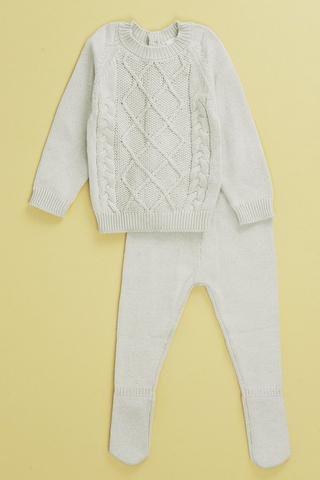 Knit Pullover And Leggings Set