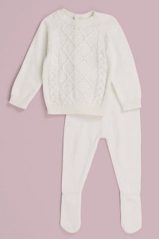 Knit Pullover And Leggings