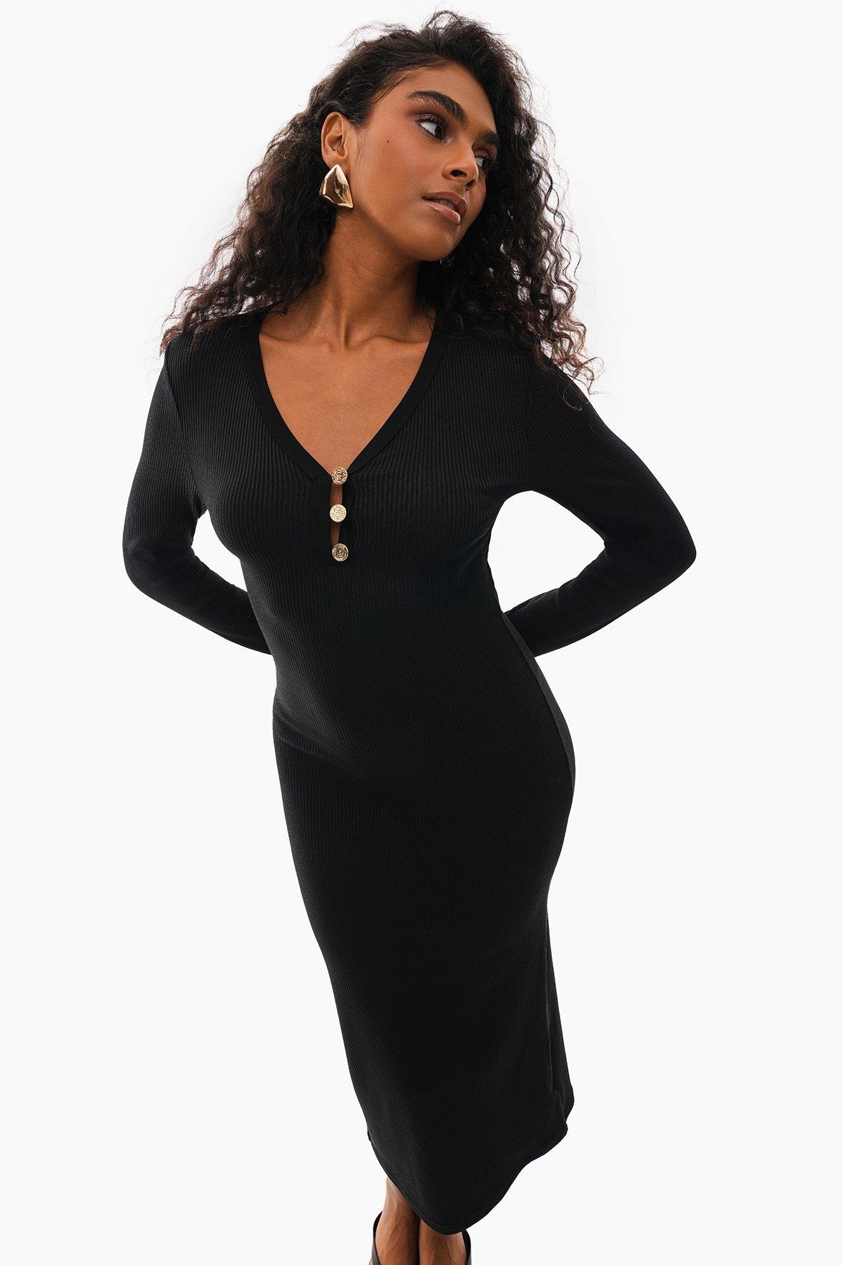 navy blue dress for baby girl Knit Bodycon Dress main image 0