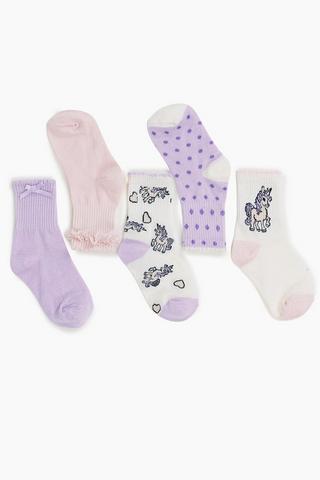 5 Pack Anklet Socks