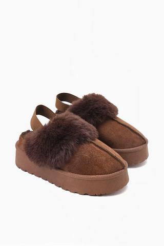 Platform Slingback Slippers