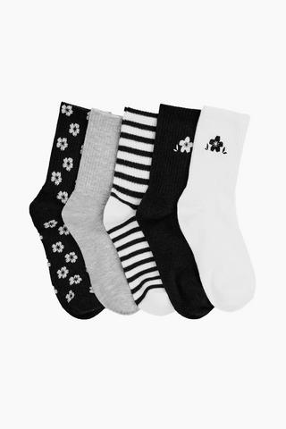 5 Pack Anklet Socks