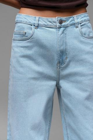 Stretch Wide Leg Denim