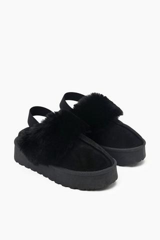 Platform Slingback Slippers