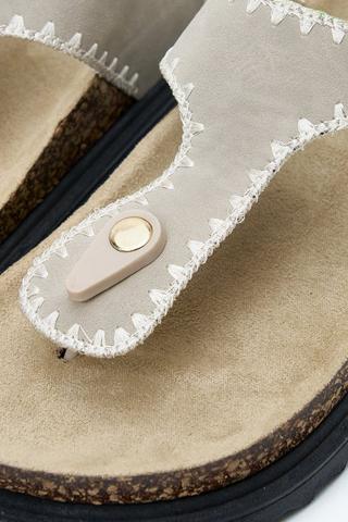 Platform Thong Slides