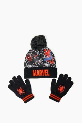 Spider-Man Beanie And Gloves Set