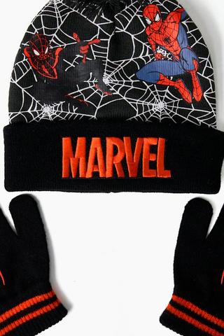 Spider-Man Beanie And Gloves Set