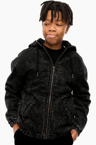 Denim Bomber Jacket