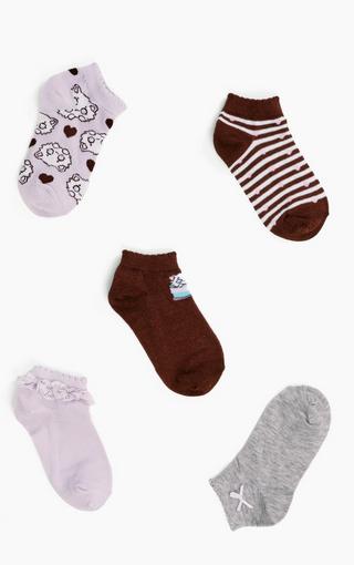 5 Pack Anime Socks