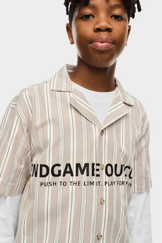 Relaxed Poplin Shirt