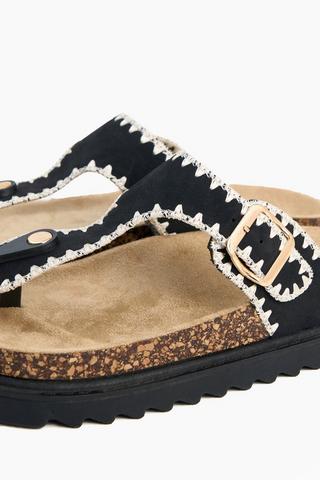 Platform Thong Slides