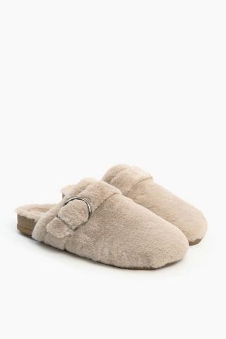 Fluffy Slipper Clog